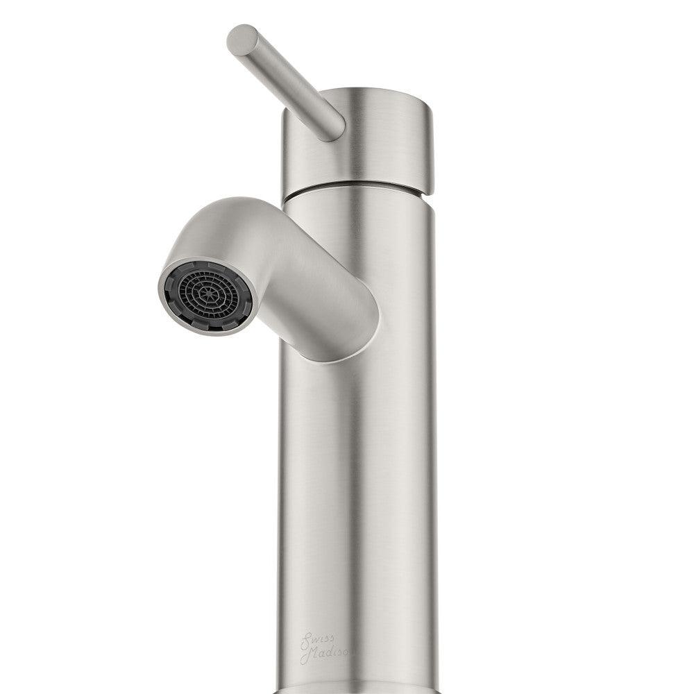 Swiss Madison Ivy Single Hole, Single-Handle, Bathroom Faucet in Brushed Nickel