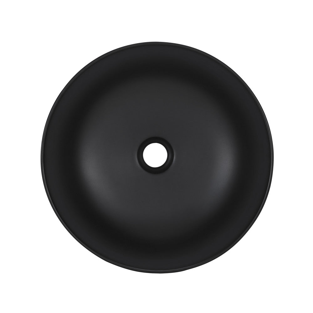 Swiss Madison Classe 16 Color Ceramic Sink in Matte Black