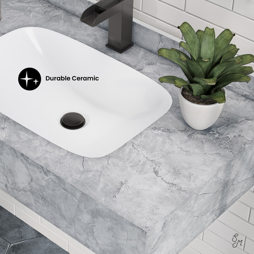 Swiss Madison Avancer 36'' Wall Mount Sink In Storm Grey