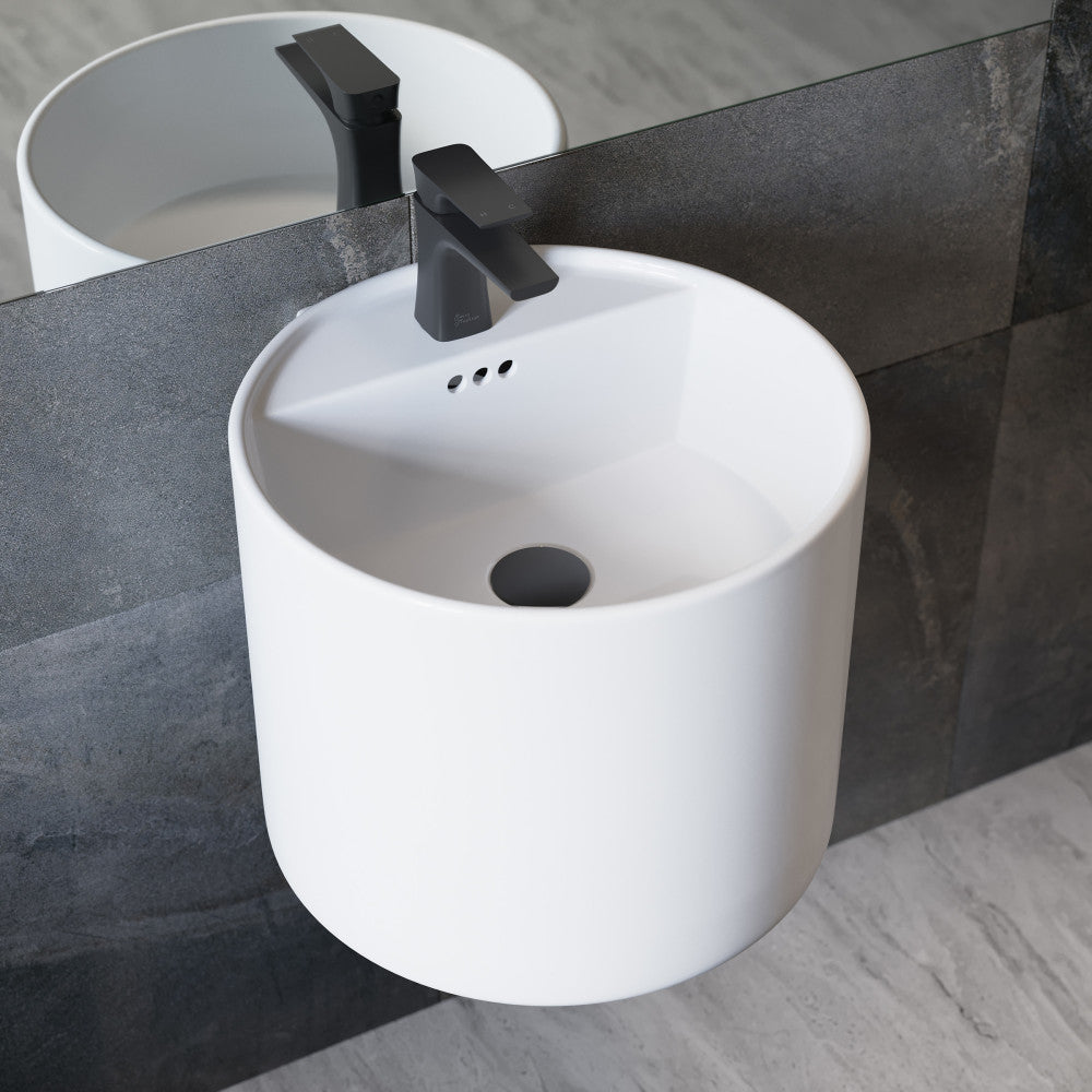 Swiss Madison Monaco 18" Round Wall-Mount Bathroom Sink