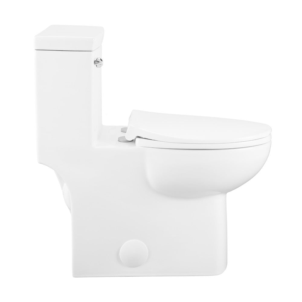 Swiss Madison Classe One-Piece Toilet with Front Flush Handle 1.28 gpf