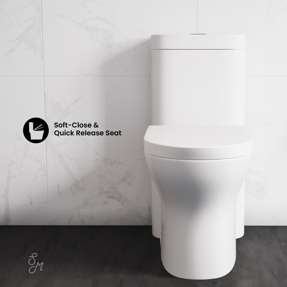 Swiss Madison Monaco One-Piece Elongated Toilet Dual-Flush 1.1/1.6 gpf