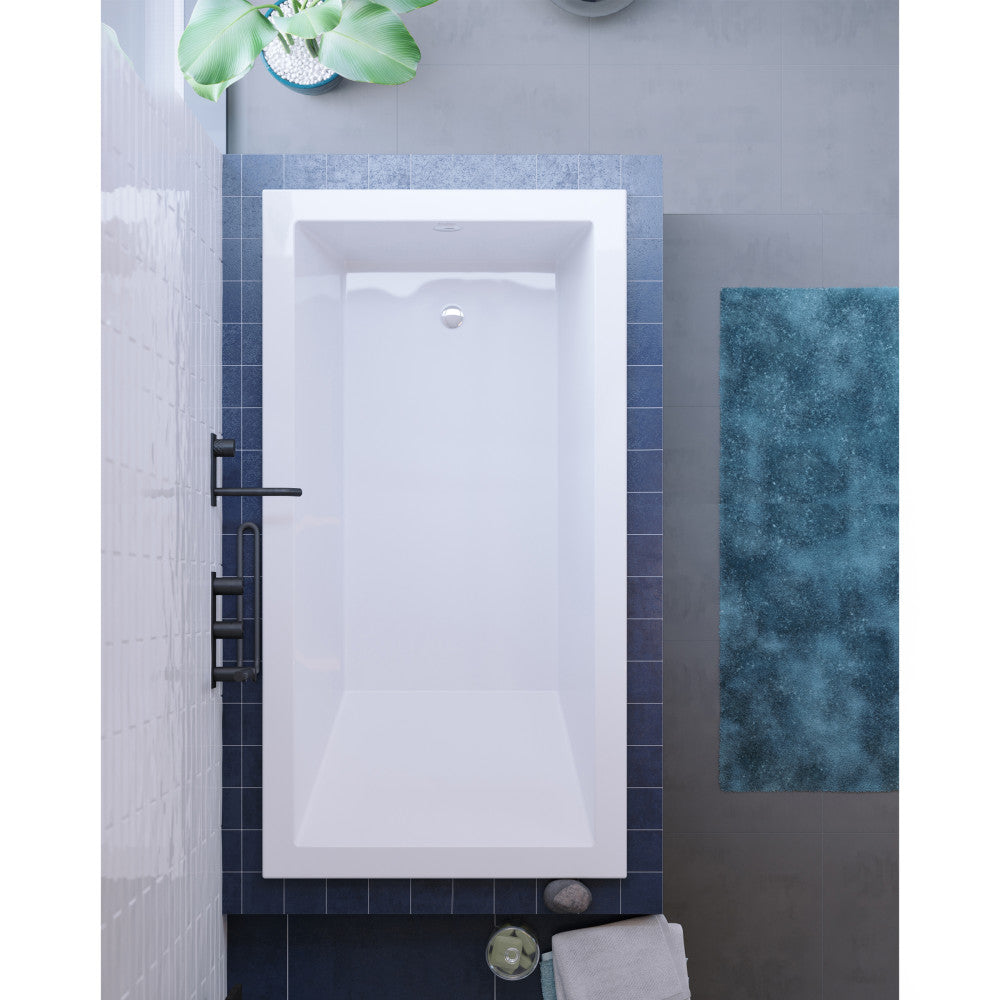 Swiss Madison Voltaire 66" x 36" Reversible Drain Drop-In Bathtub