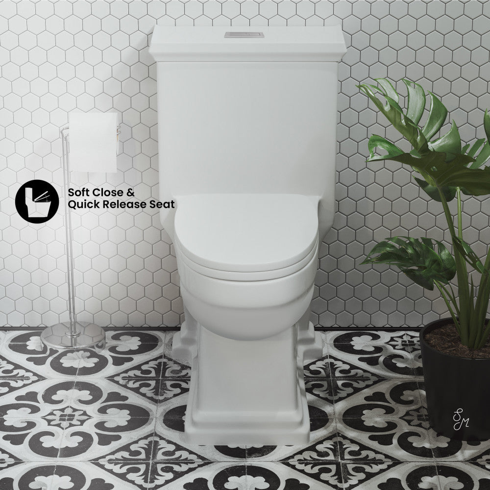 Swiss Madison Voltaire One-Piece Elongated Toilet Dual-Flush 1.1/1.6 gpf