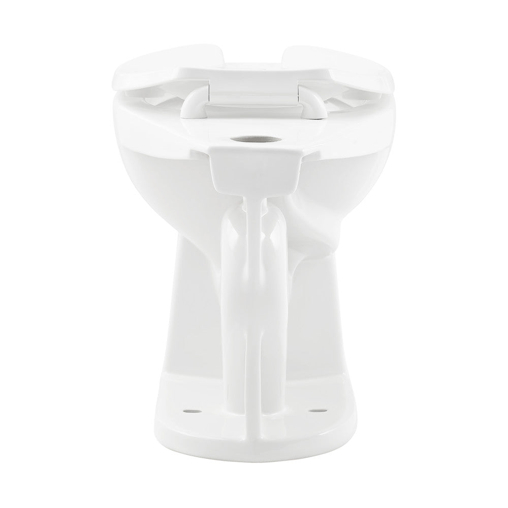 Swiss Madison Sirene Floor-Mounted Commercial Elongated Top Flush Spud Flushometer Toilet Bowl