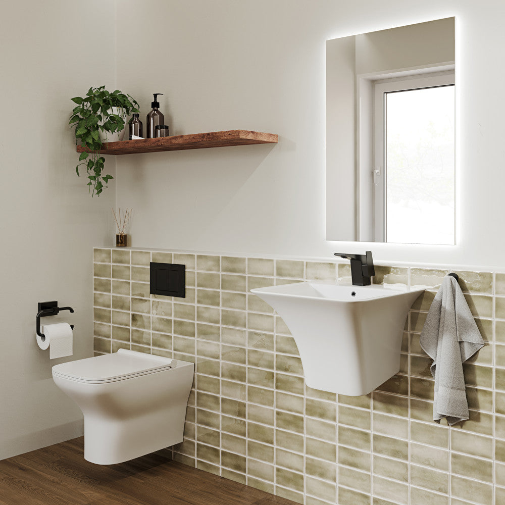 Swiss Madison Carre 21" Wall-Mount Bathroom Sink