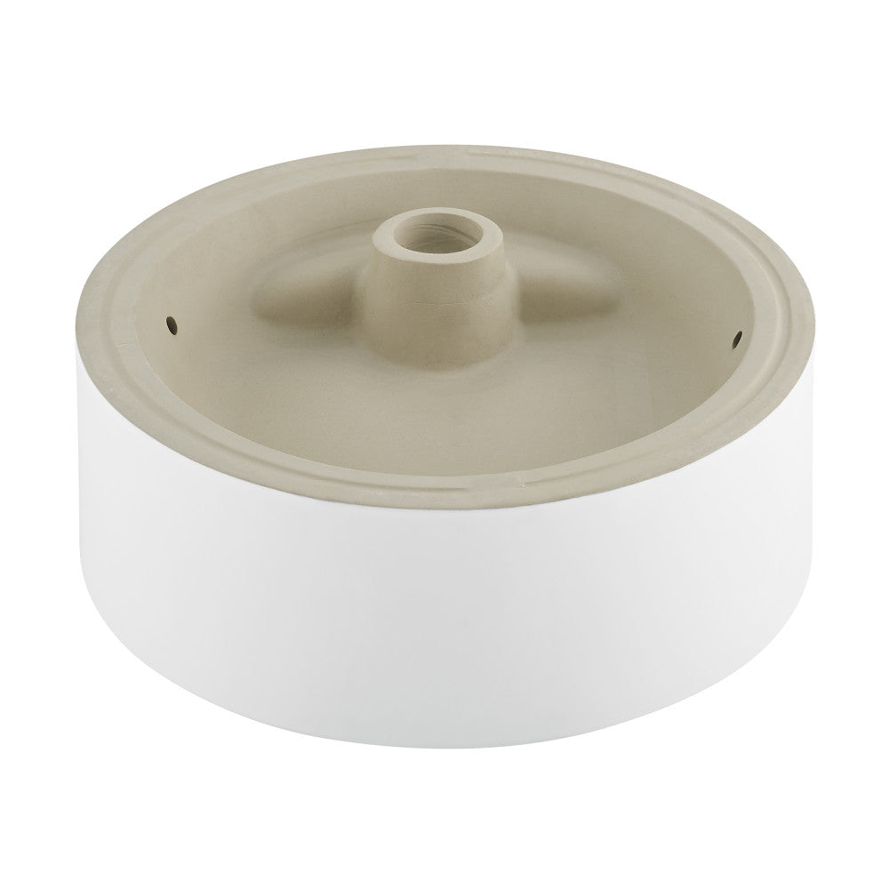 Swiss Madison Beau 16.5" Round Vessel Bathroom Sink in Matte White