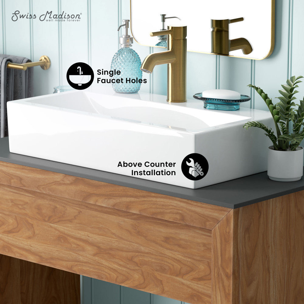 Swiss Madison Rennes Vanity 24" Vessel Sink