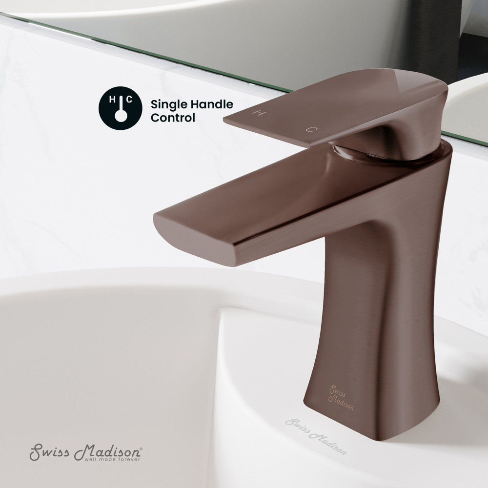 Swiss Madison Monaco Single Hole, Single-Handle, Bathroom Faucet in Oil Rubbed Bronze