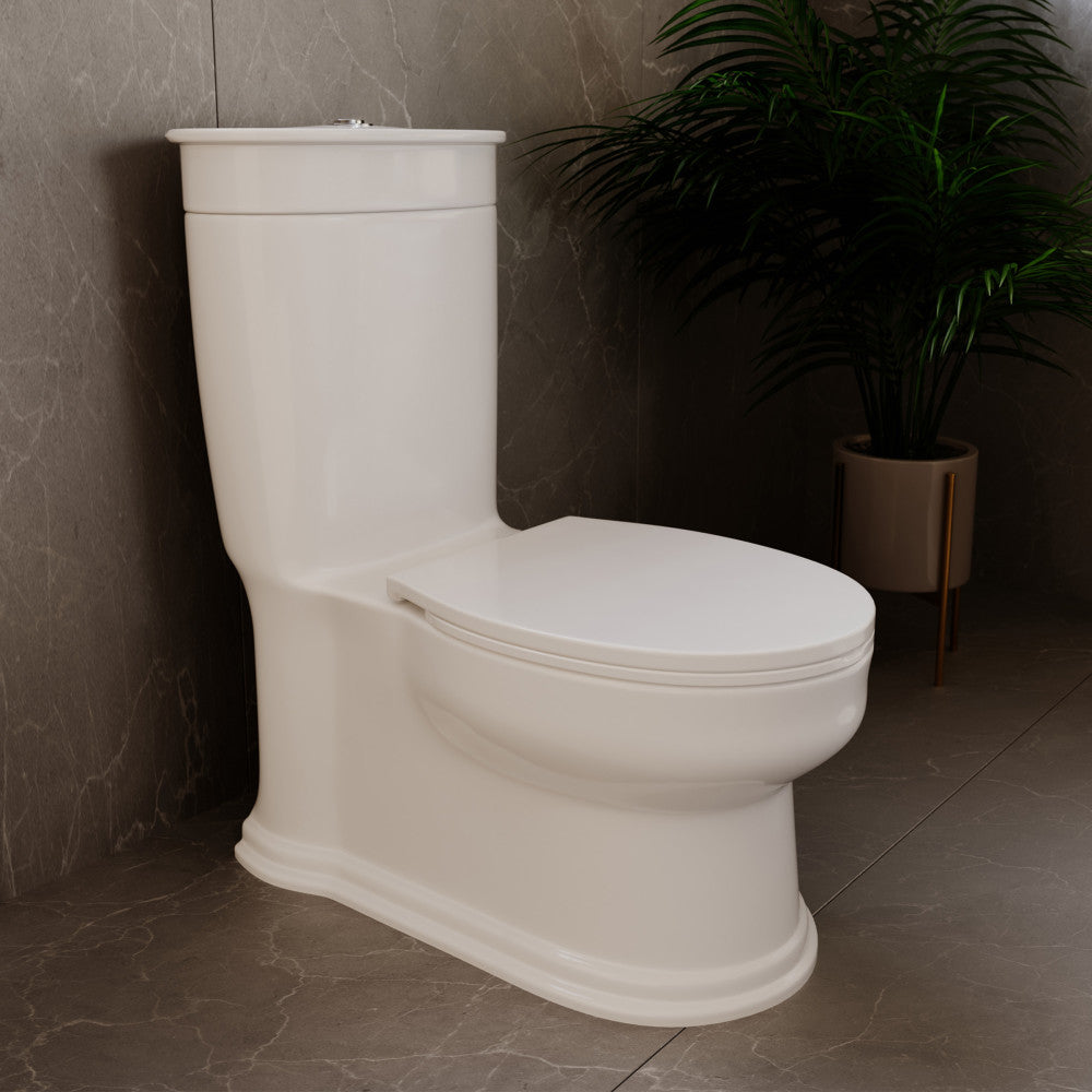 Swiss Madison Santorini One-Piece Elongated Toilet Dual-Flush 1.1/1.6 gpf