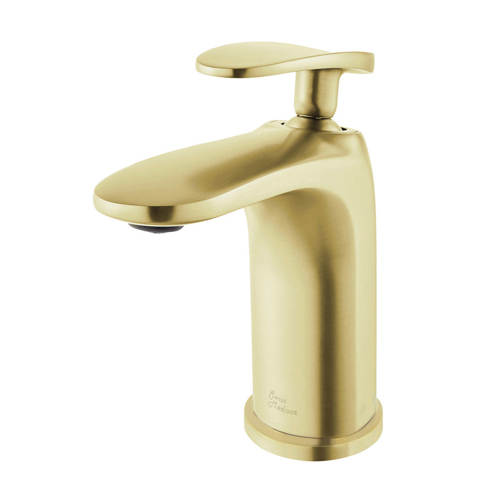 Swiss Madison Sublime Single Hole, Single-Handle, Bathroom Faucet in Brushed Gold