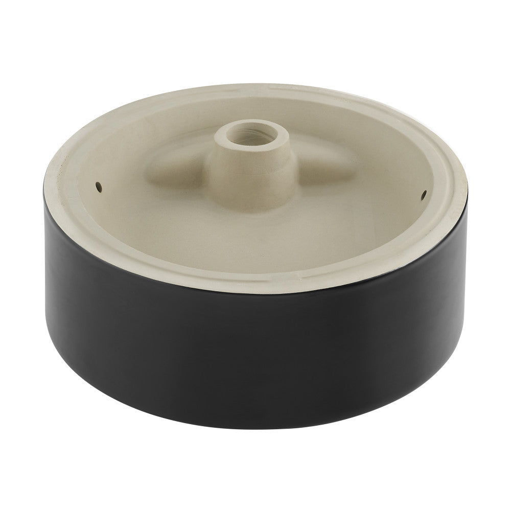 Swiss Madison Beau 16.5" Round Vessel Bathroom Sink in Matte Black