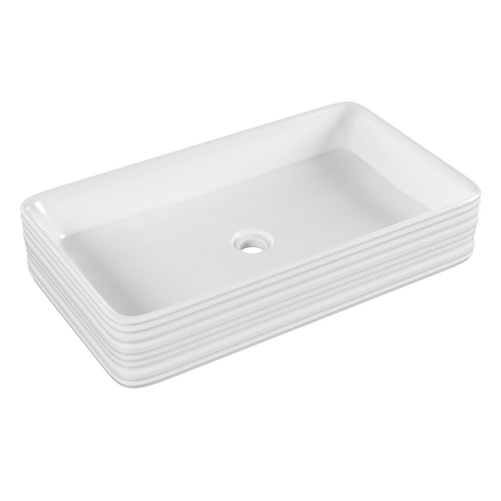 Swiss Madison Adour 25'' Vessel Sink in White