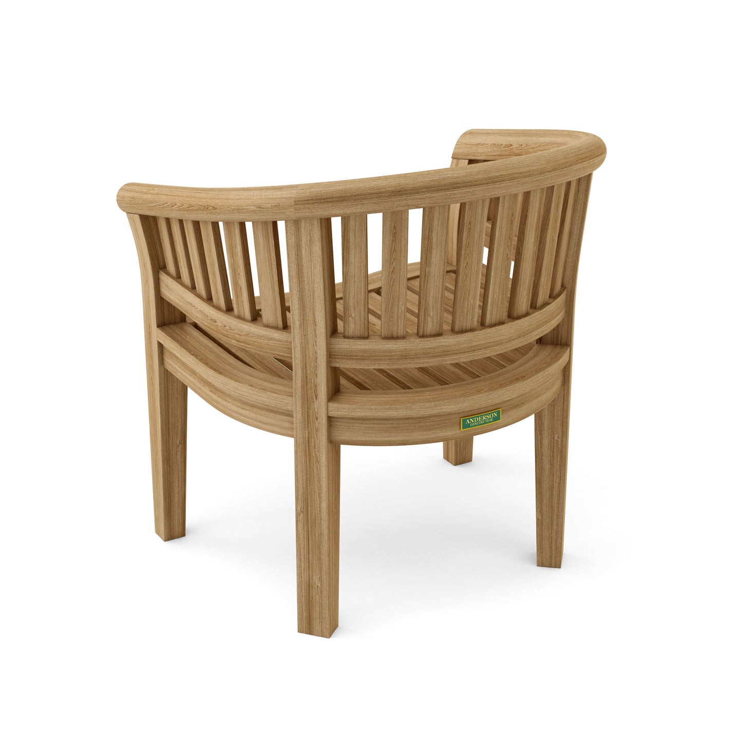 Anderson Teak Curve Armchair Extra Thick Wood
