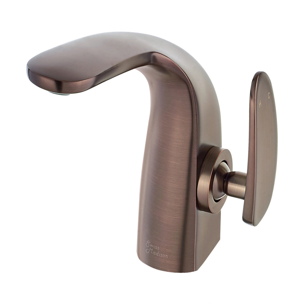 Swiss Madison Chateau Single Hole, Single-Handle, Bathroom Faucet in Oil Rubbed Bronze