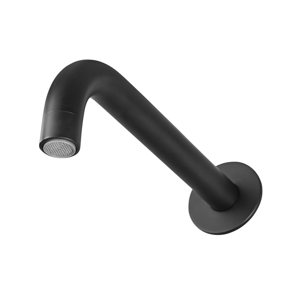 Swiss Madison Ivy Single-Handle Wall Mount Bathroom Faucet in Matte Black