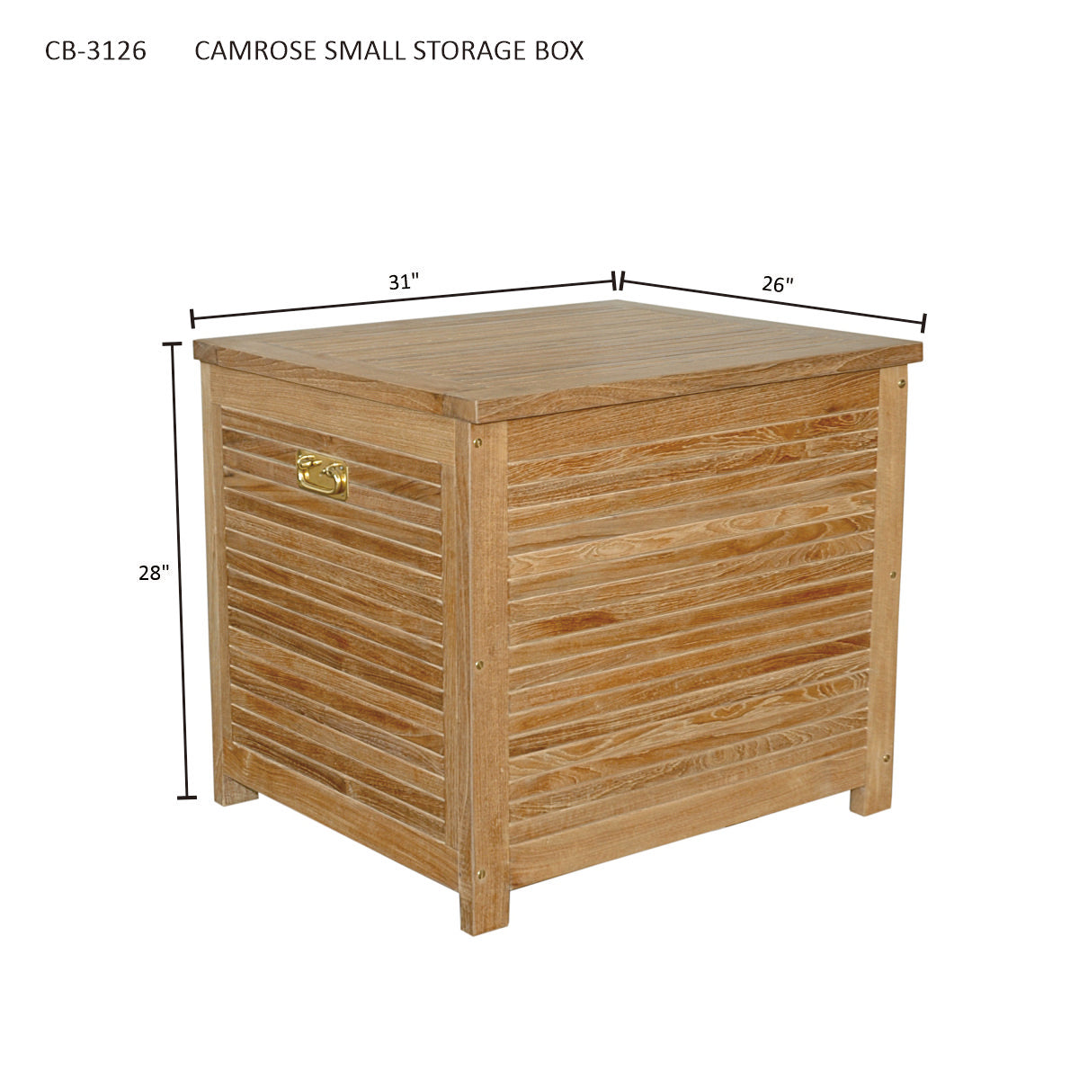 Anderson Teak Camrose Storage Box (small)