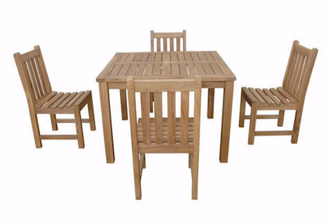 Anderson Teak Montage Braxton 5- Pices Dining Set A