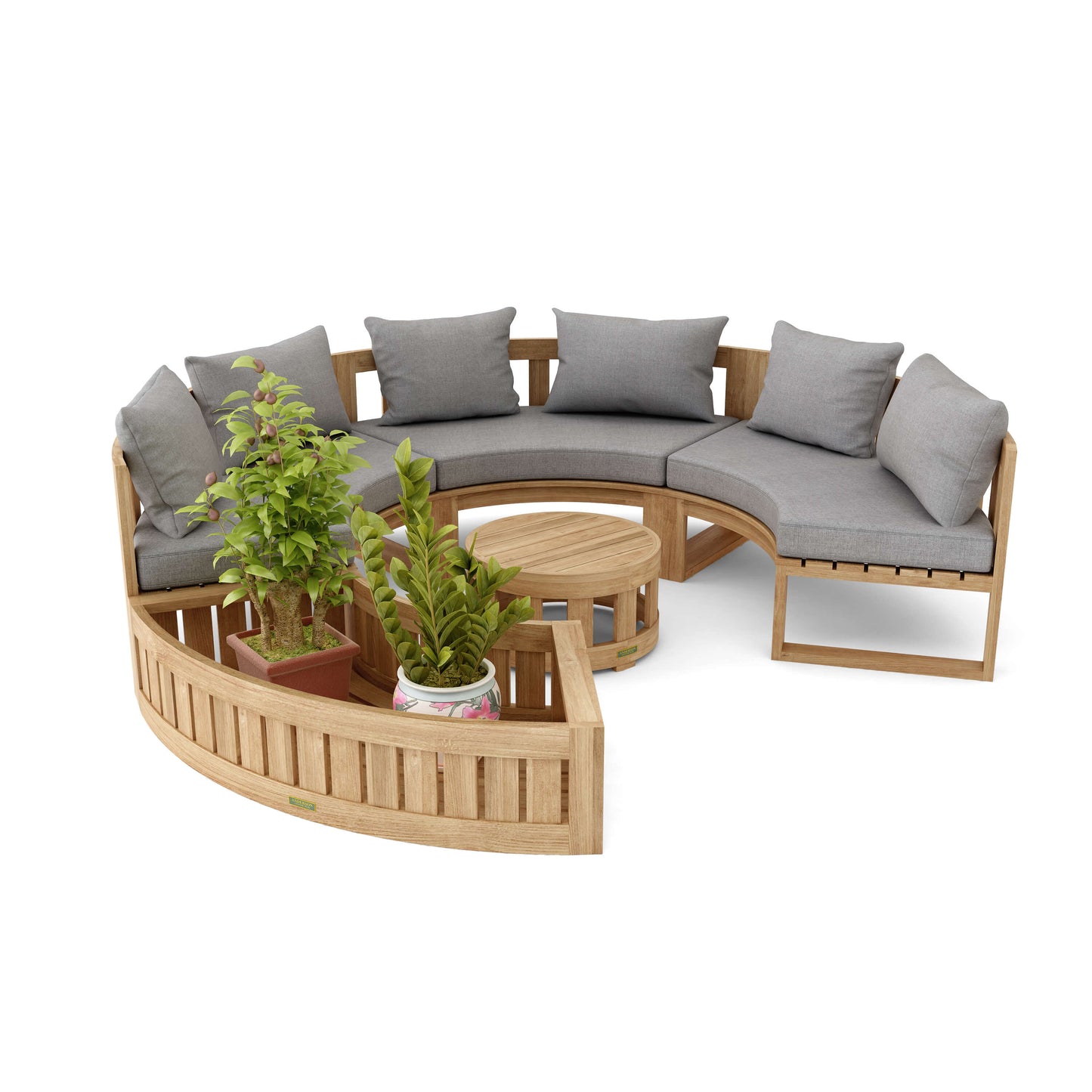 Anderson Teak SET-808 Circular Modular Deep Seating Set