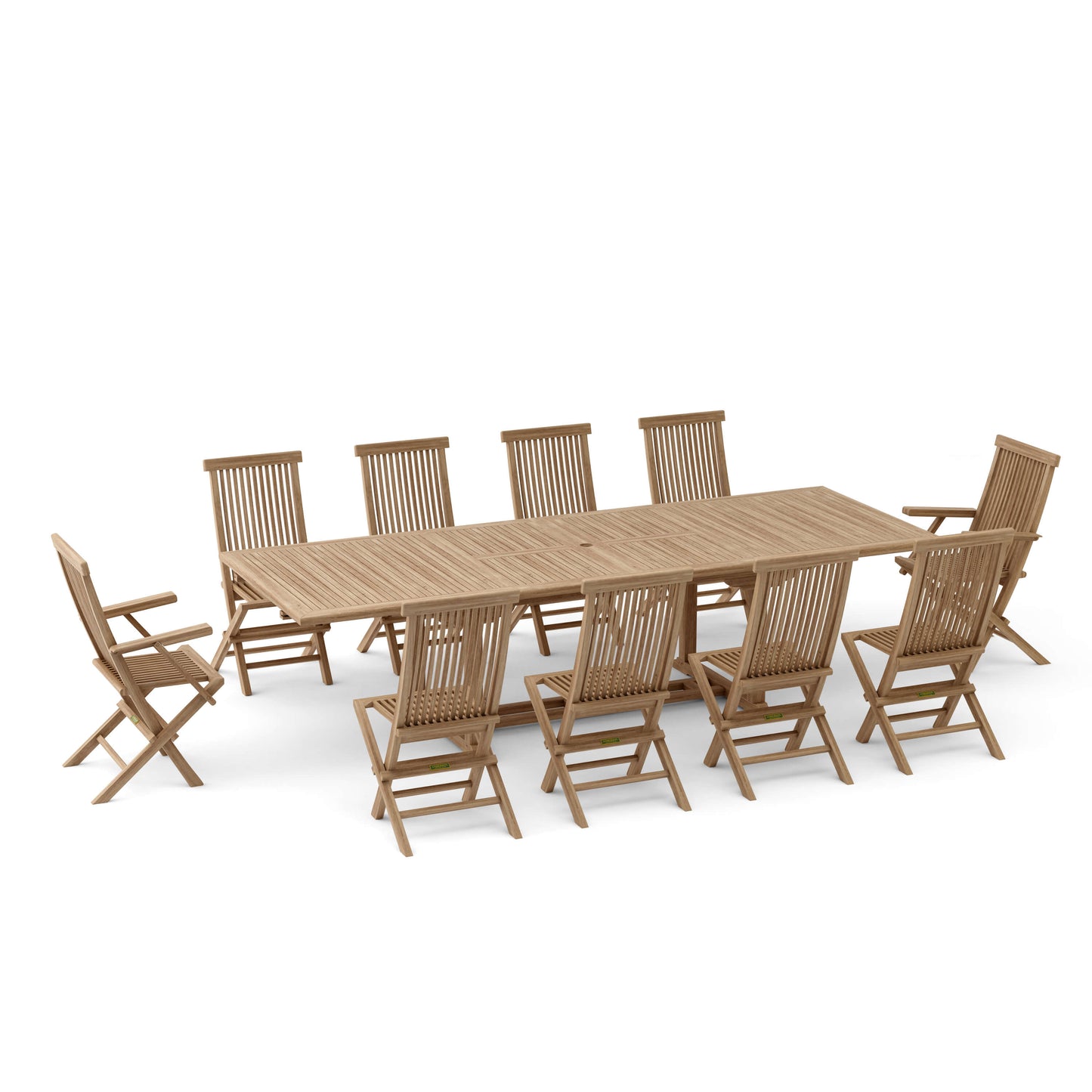 Anderson Teak Valencia Classic 11-Pieces Dining Set