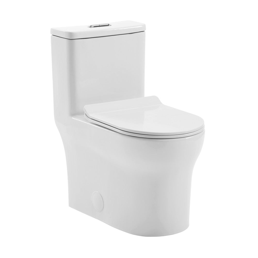 Swiss Madison Burdon One-Piece Elongated Toilet Vortex Dual-Flush 1.1/1.6 gpf