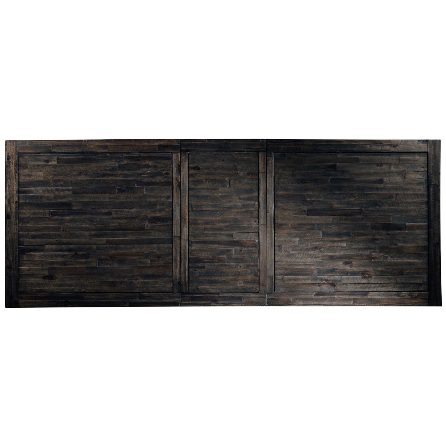 Newberry Table With A Leaf, Expandable Wooden Table, Acacia Table, 1468-22 Brand: Alpine Furniture; Size: 83inW x 39.5inD x 30inH Extended: 103inW x 39.5inD x 30inH; Weight: 175lb; Shape: Rectangular Material: Acacia Solids; Seating Capacity: Seats 6-8 people; Color: Salvaged Grey
