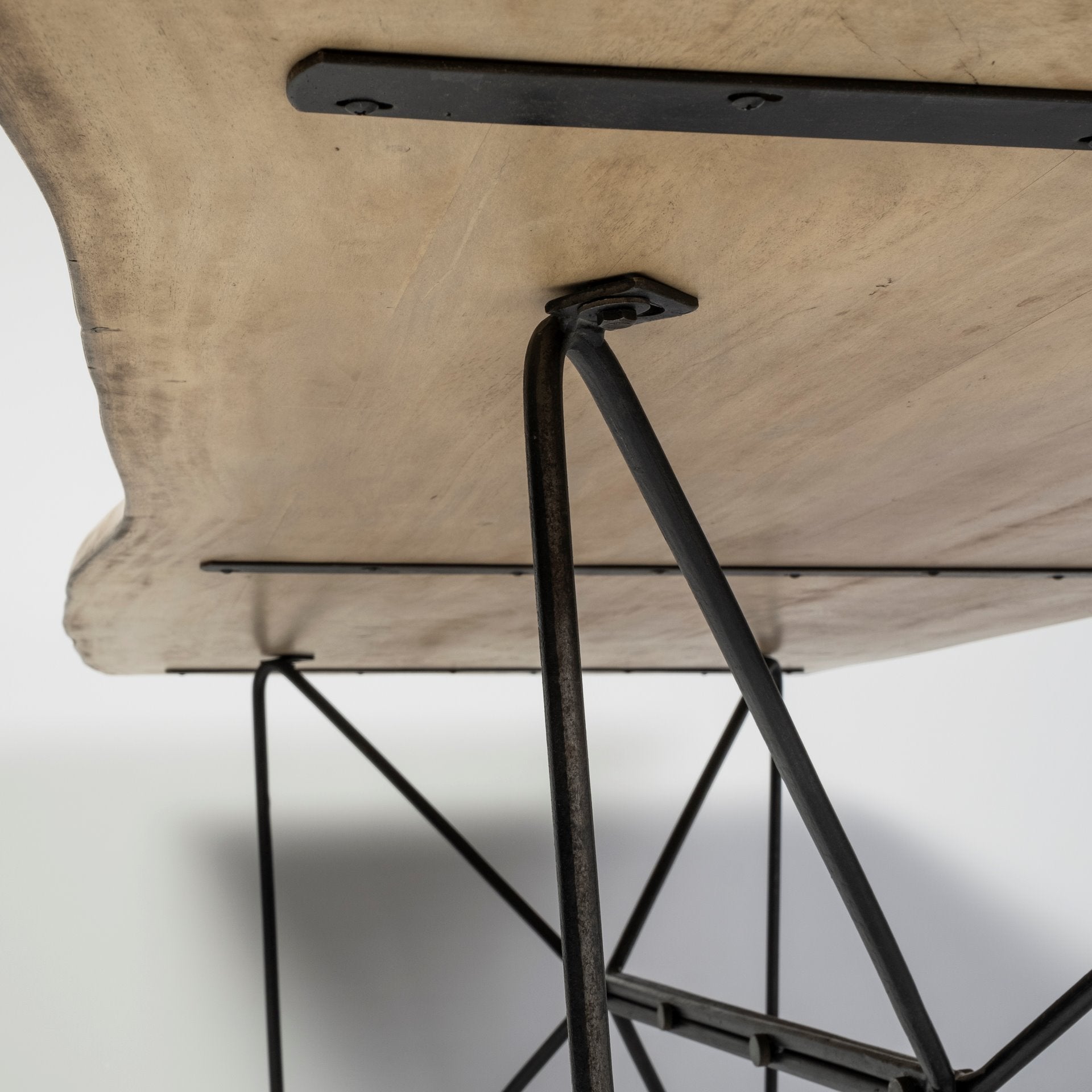 Modern Live Edge Dining Table Seats 8, Solid Acacia Wood, Metal Legs, 380476 Brand: Homeroots, Size: 80inW x  40inD x  30inH, Weight: 191.8lb, Shape: Rectangular, Material: Top: Acacia Wood, Legs: Metal, Seating Capacity: Seats 6-8 people, Color: Top: Natural Light Wood Color, Base: Black