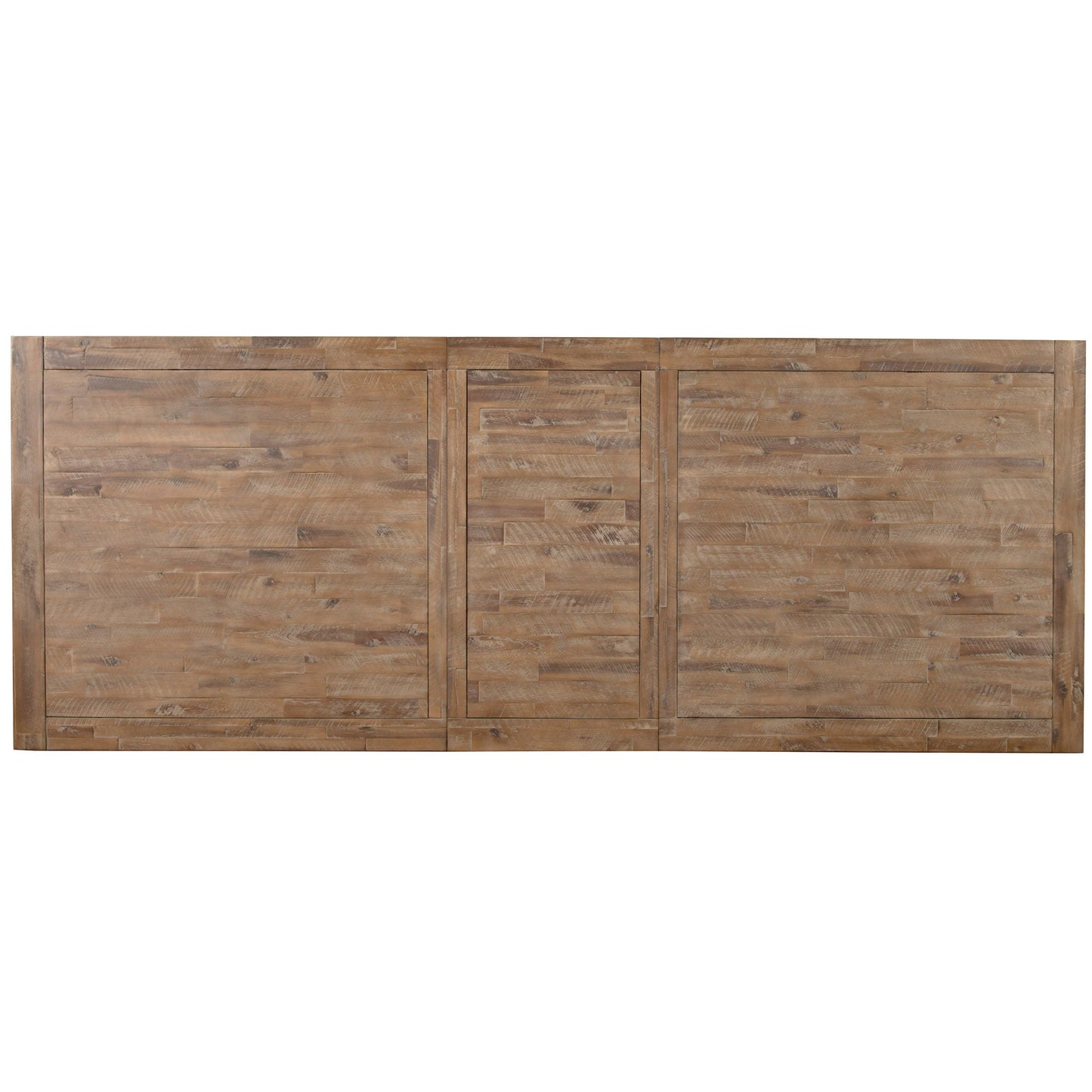 Newberry Acacia Table, Dining 8 Seater Stable Table, Contemporary Diner Table, Rectangular, Acacia Solids, 2068-01; Brand: Alpine Furniture Size: 83inW x 39.5inD x 30inH; Extended: 103inW x 39.5inD x 30inH Weight: 175lb; Shape: Rectangular; Material: Acacia Solids Seating Capacity: Seats 6-8 people; Color: Weathered natural