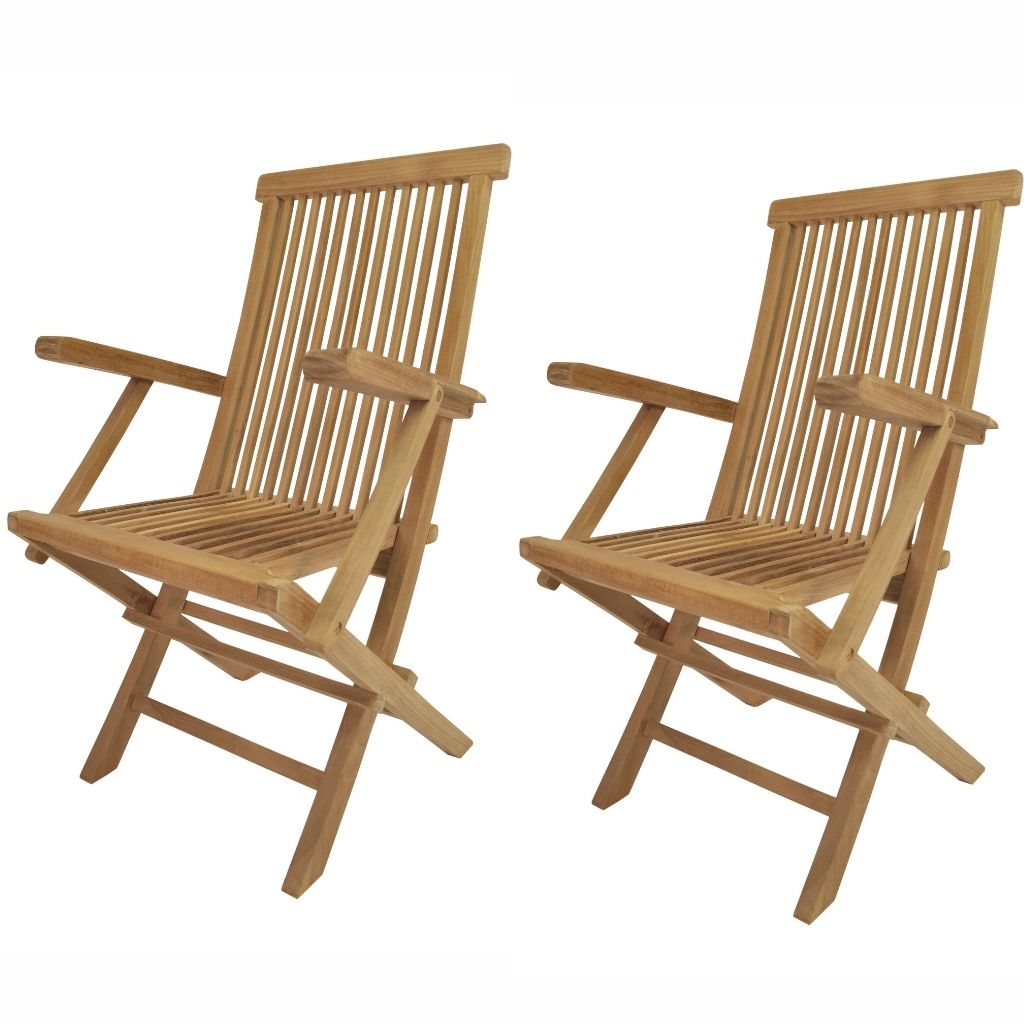 Anderson Teak Classic Folding Armchair, Set of 2