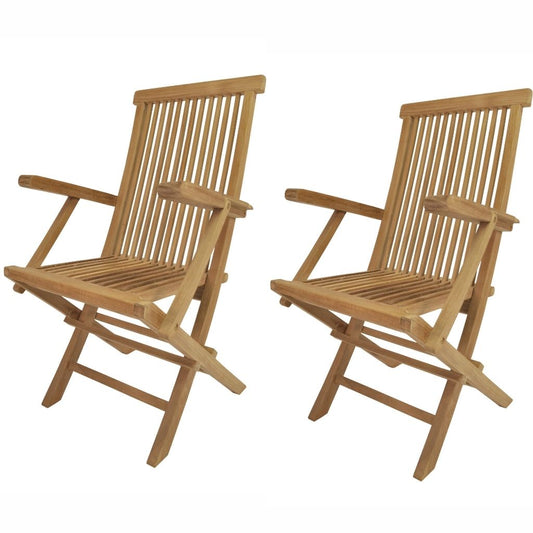 Anderson Teak Classic Folding Armchair, Set of 2