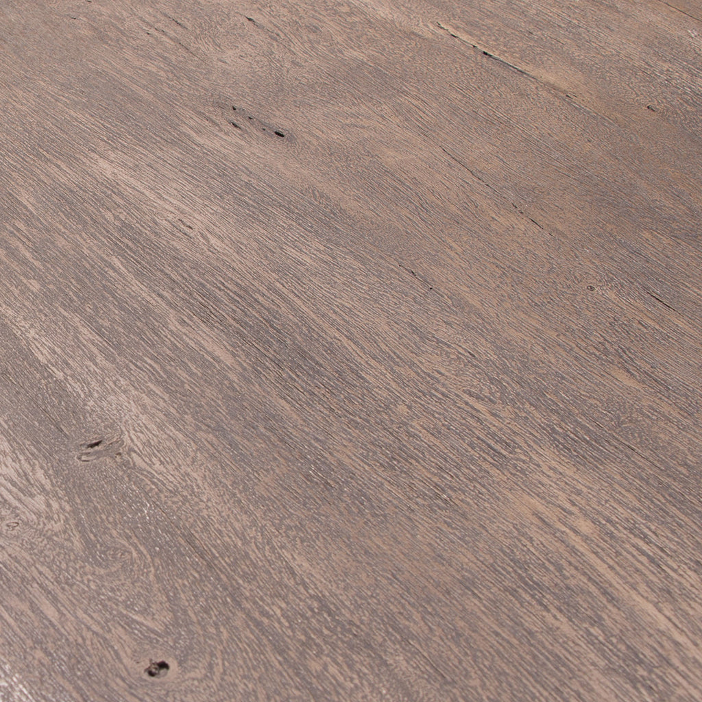 87" x 39" Artesia Dining Table, Live Edge Shape, Acacia Wood, 6 Seater