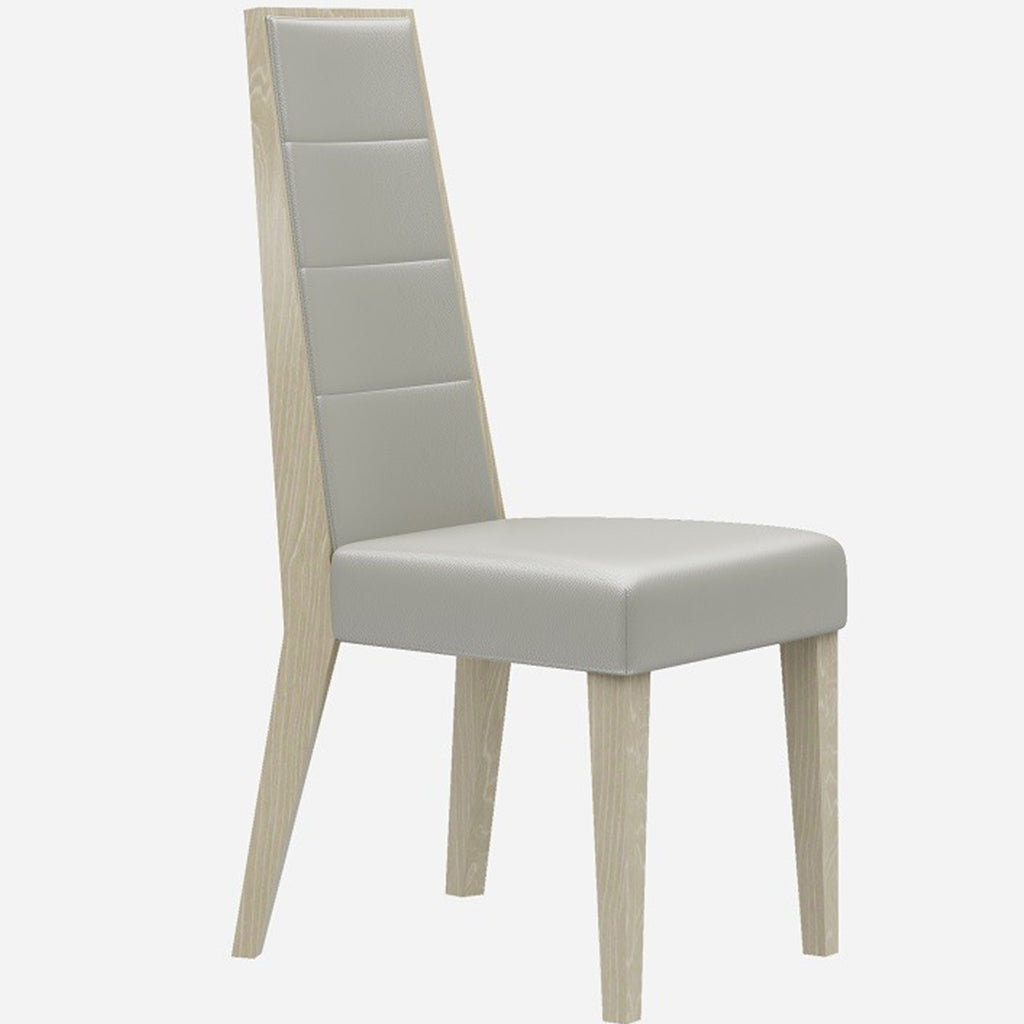 Chiara Dining Chairs, Set of 2 | Eco Leather and Wood, 18754-DC