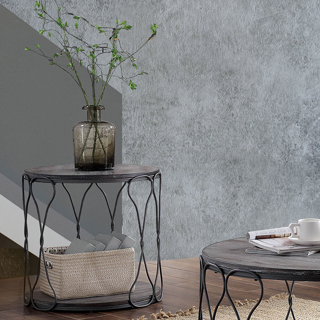 24" Stenz | Round MDF End Table, IDF-4171E