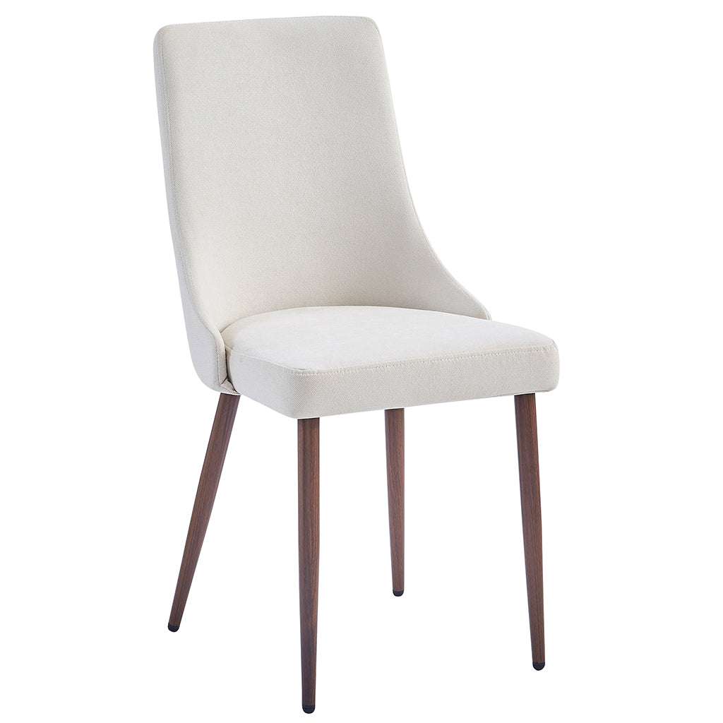 Cora | Beige Trendy Fabric Dining Chairs, Set of 2, 202-182BG