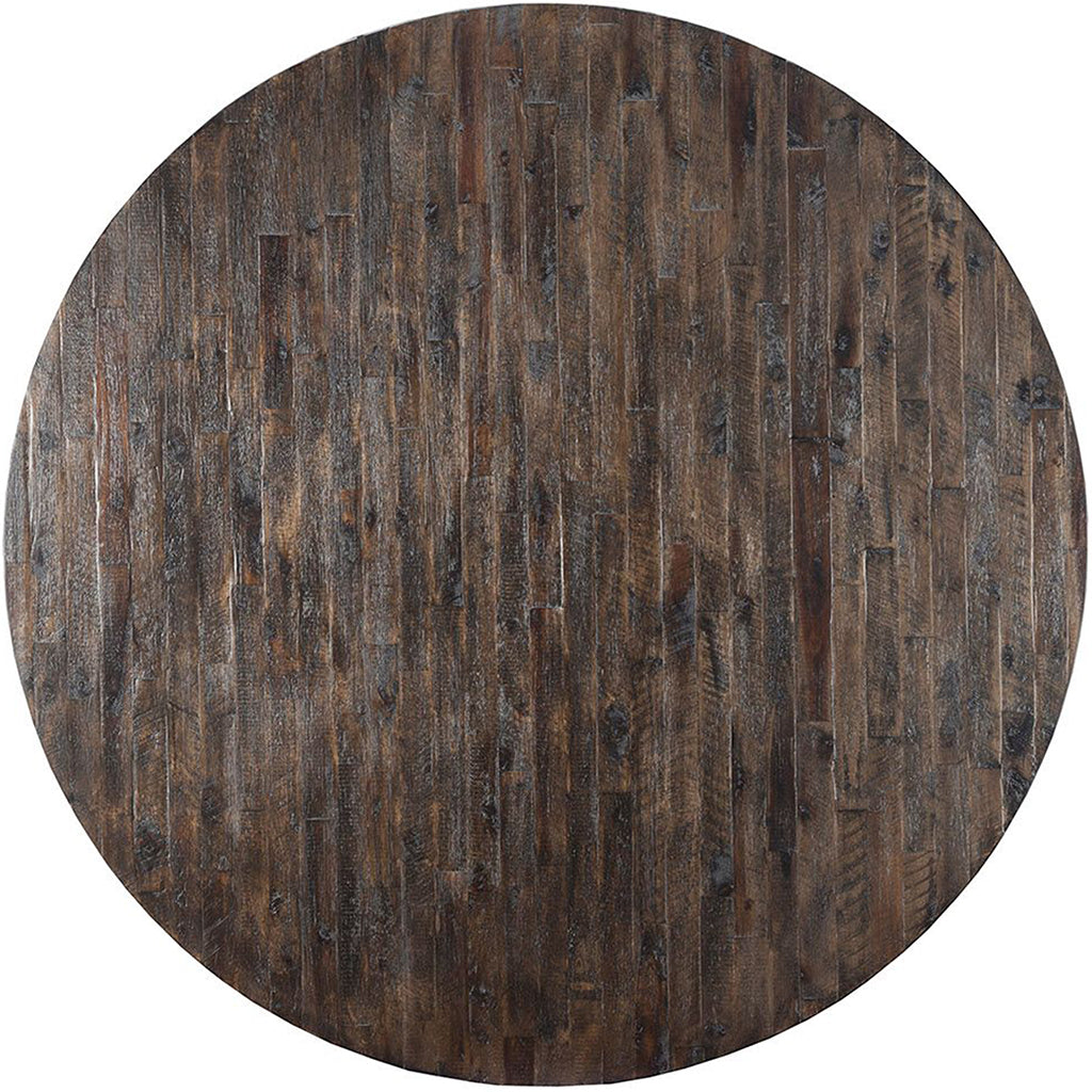 Newberry Solid Round Table, Contemporary Round Table For 4, Wooden Round Table, Solid Pine Wood, Plywood, 1468-25