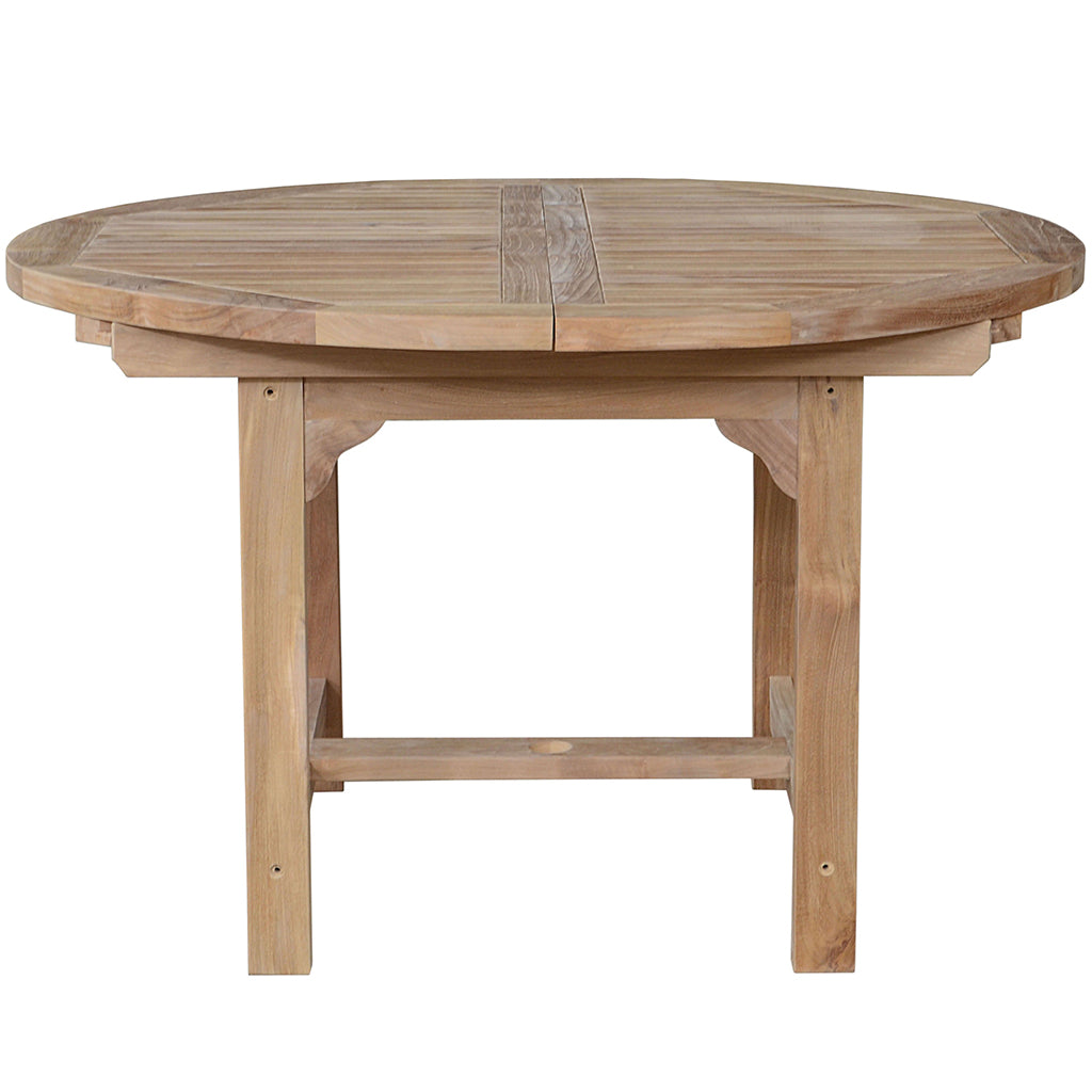 Bahama 67" Round To Oval Extendable Dining Table, Outdoor Teak Wood, TBX-067V Brand: Anderson Teak; Size: 67inW x 47inD x 29inH