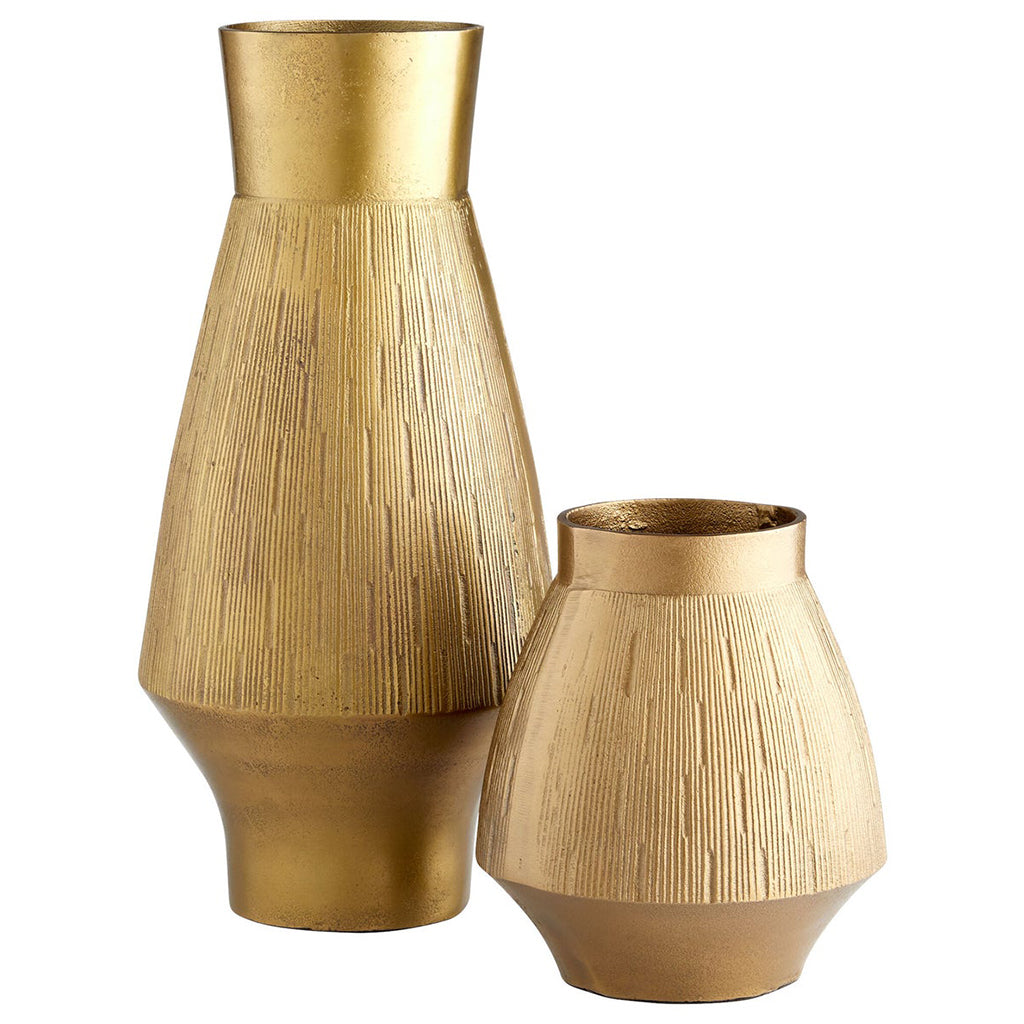 Cyan Design Aria Vase, Aluminum