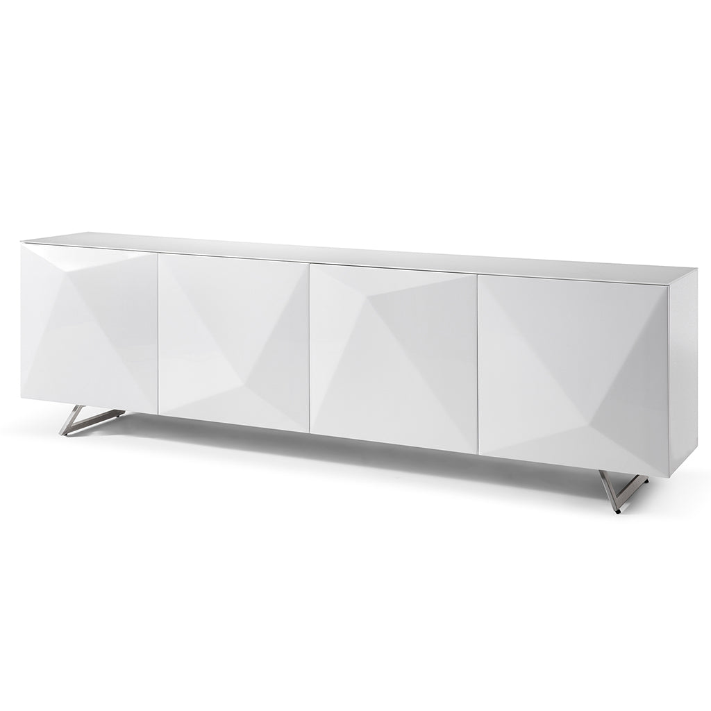 Tabselect White Buffet Cabinet