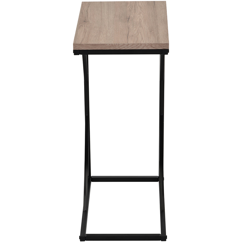 Darcy | Small Corner Table, MDF Top, Metal Base, 501-288NAT