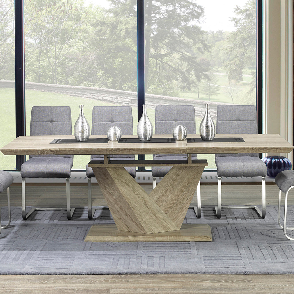 Eclipse | Contemporary Extendable Dining Table, Wooden, 8 Seater, 201-860OK