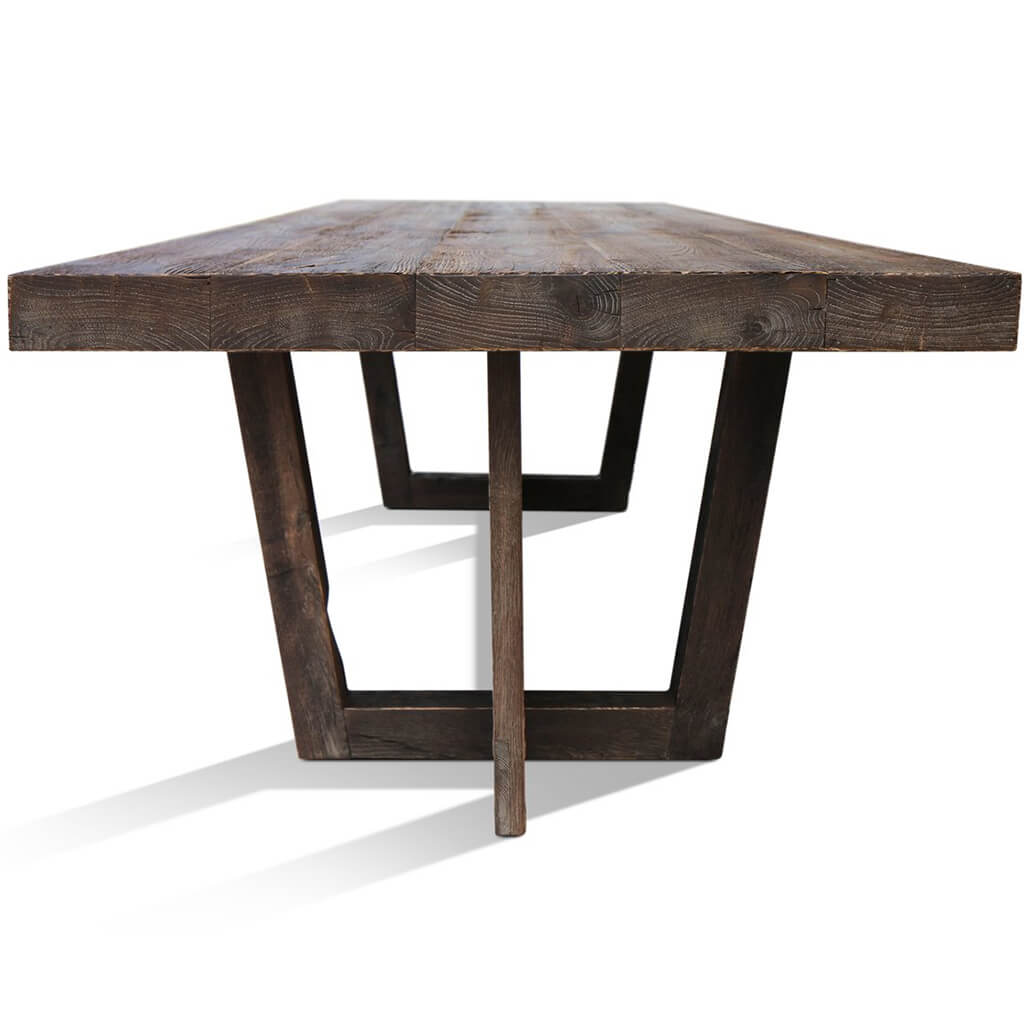Kamelot-3 | Solid Oak Dining Table, Rectangular, 10 Seater, SCANDI065