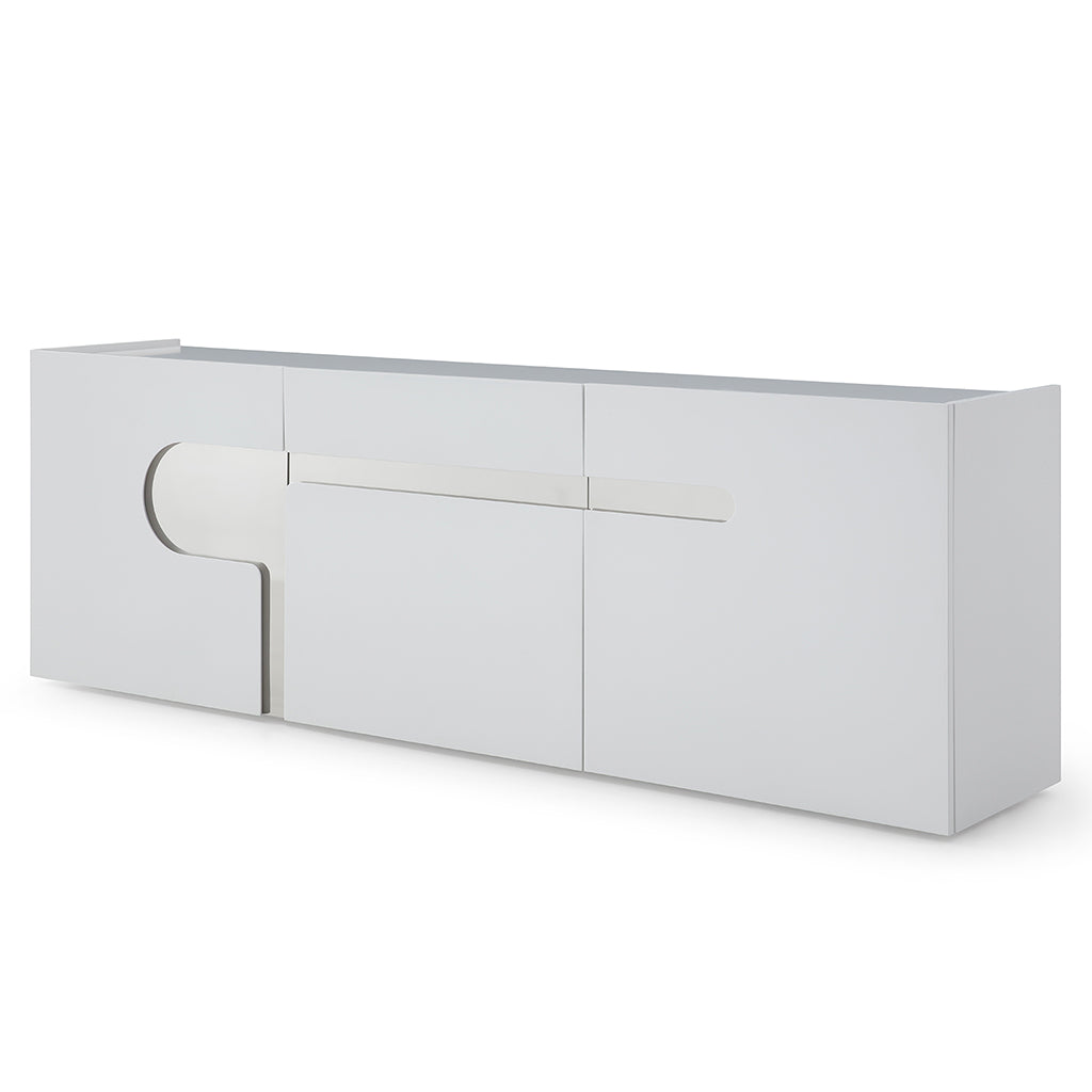 Tabselect Modern White Buffet