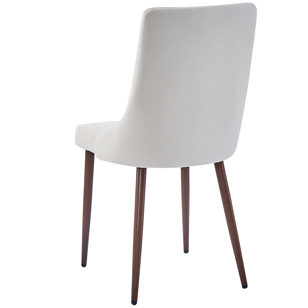 Cora | Beige Trendy Fabric Dining Chairs, Set of 2, 202-182BG