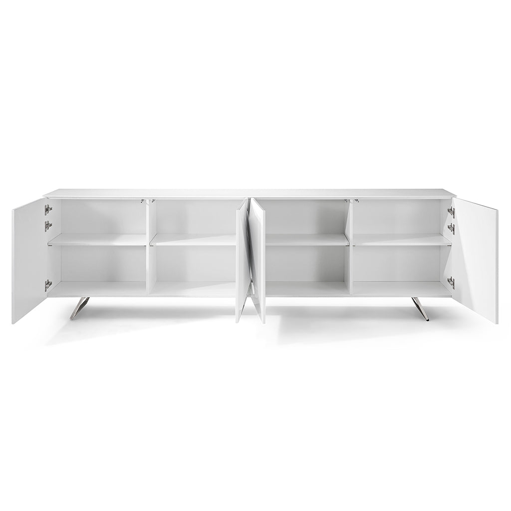 Tabselect White Buffet Cabinet