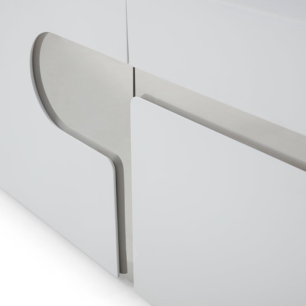 Tabselect Modern White Buffet