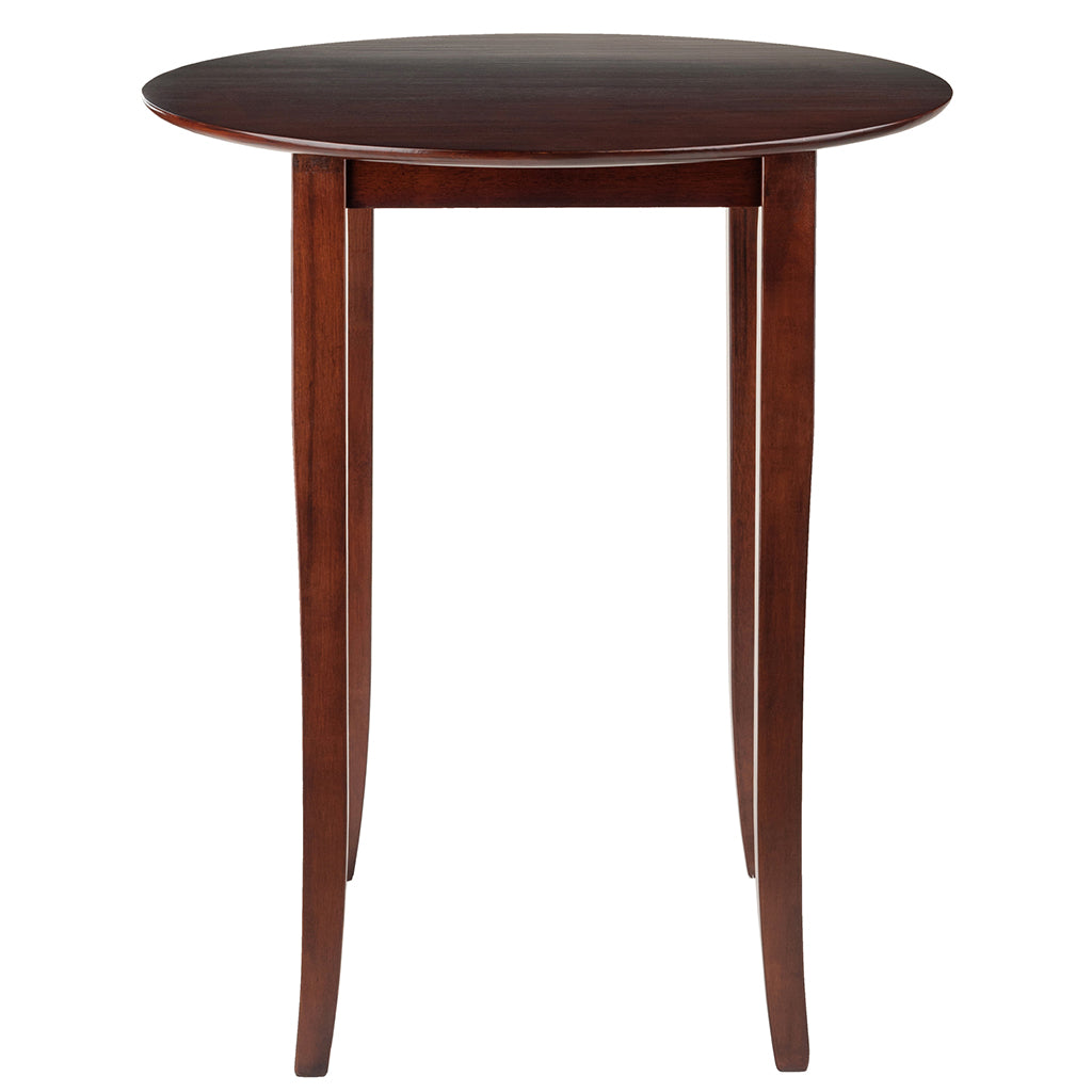 Fiona Round Countertop Height Table, Solid Wood, Antique Walnut Finish, 94834 Brand: Winsome wood, Size: 33.66inW x 33.66inD x 39inH, Weight: 33.8lb, Shape: Round, Material: Walnut Wood Finish, Seating Capacity: Seats 2-4 people ,Color: Dark wood color