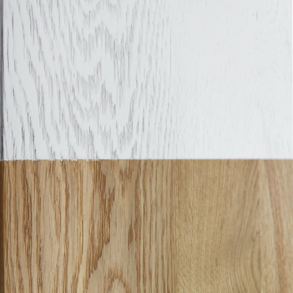 Nordik Teal & White Rectangular Oak Wood Beam Dining Table For 8, SCANDI004 Brand: Maxima House, Size: 78.5inW x 35.4inD x 29.9inH, 200cmW x 90cmD x 76cmH, Weight: 163lb, 74kg, Shape: Rectangular, Material: Oak Wood, Seating Capacity: Seats 6-8 people, Color: Natural Light Wood & White, Legs: Teal, How To Clean: 1. Wipe clean with damp cloth 2. Wipe dry with clean cloth immediately
