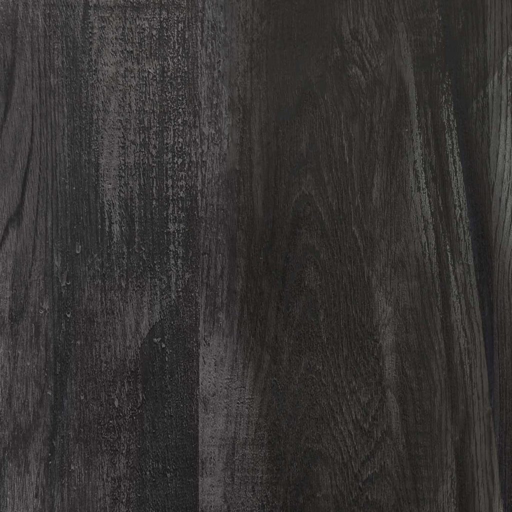 47" Black 6 Seater Dining Table, Rectangular, Reclaimed Wood, 4512839526003 Brand: Homeroots, Size: 47.25inW x 31.5inD x 30.5inH, Weight: 44lb, Shape: Rectangular, Material: Reclaimed Wood, Oak Finish, Seating Capacity: Seats 2-4, Color: Black