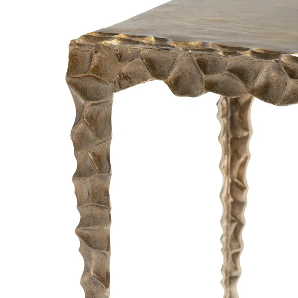 Imprint | Antique Brass End Table, Aluminum, 11328