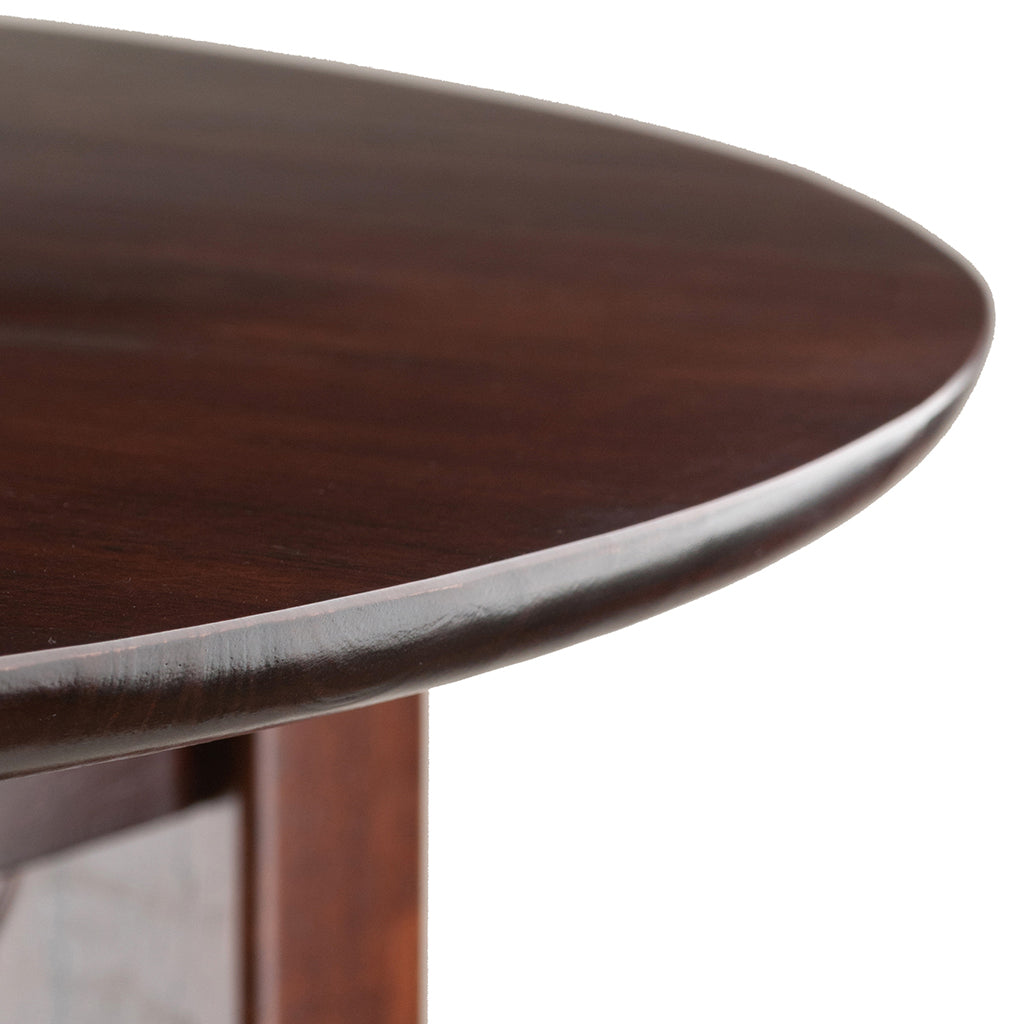Fiona Round Countertop Height Table, Solid Wood, Antique Walnut Finish, 94834 Brand: Winsome wood, Size: 33.66inW x 33.66inD x 39inH, Weight: 33.8lb, Shape: Round, Material: Walnut Wood Finish, Seating Capacity: Seats 2-4 people ,Color: Dark wood color